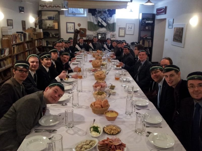 Uczestnicy Jajeczka arkońskiego na kwaterze