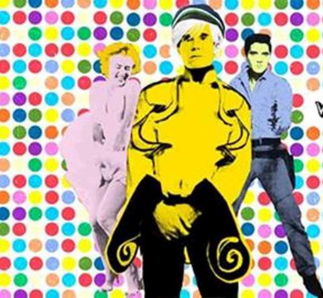 Uczestnicy Wieczornicy Arkońskiej w stylu pop-art, 2013