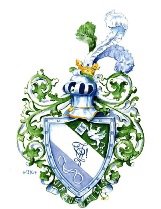 Uczestnicy komerszu 132-lecia Welecji przy stole podczas uroczystości