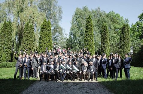 Korporanci Arkonii podczas obchodów 138-lecia