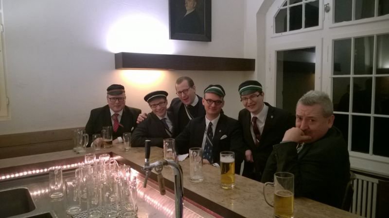 Delegacja Arkonii podczas wizyty w berlińskich korporacjach