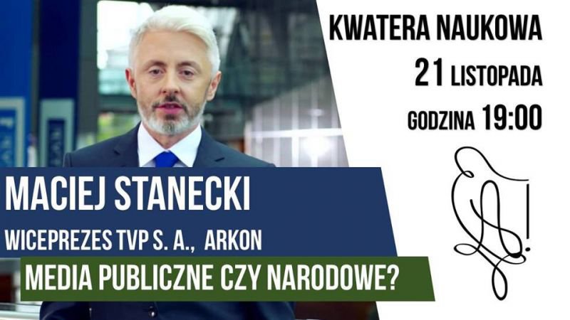 Prelegent przemawiający podczas zebrania naukowego