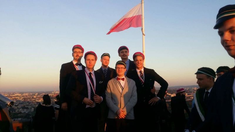 Delegacja Arkonii i Giedyminii Ostrogiensis na Kopcu Kościuszki w Krakowie